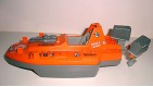 VEHICULE GI JOE - HASBRO 1986 BATEAU DEVILFISH BOAT (22x9cm)