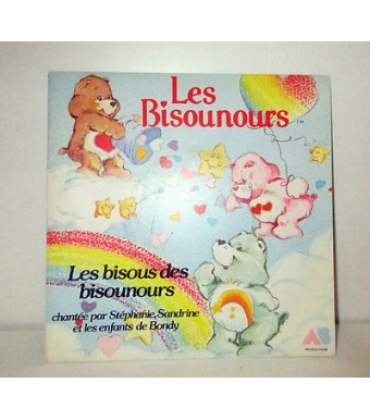DISQUE VYNIL 45 TOURS 45T LES BISOUNOURS LES BISOUS DES BISOUNOURS 1986 