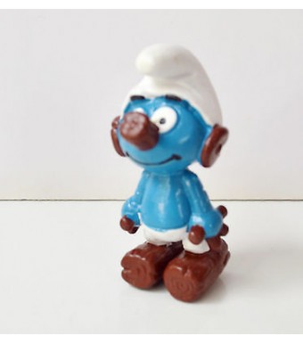 FIGURINE SCHTROUMPF ROBOT ROBOTER 2.0175 1982 (5x2,5cm)
