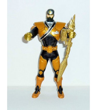 GRANDE FIGURINE POWER RANGER NOIR OR  BANDAI  (17x9cm)