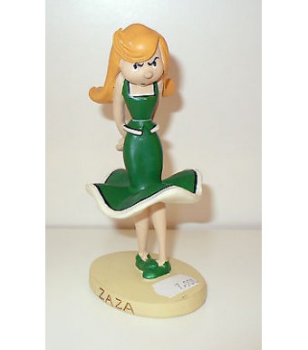 FIGURINE ZAZA  ASTERIX PLASTOY COLLECTION 2000 ALBERT RENE pictes (12x6cm)
