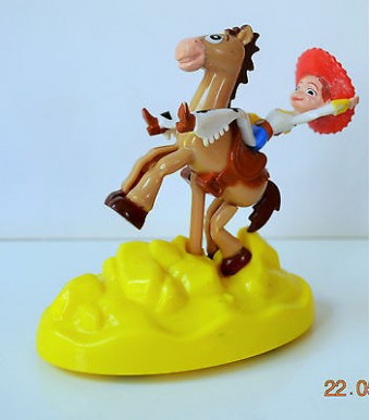 FIGURINE DISNEY PIXAR - TOY STORY JESSIE SUR PILE POIL (1x10cm)