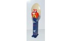 FIGURINE PEZ CANDY DISPENSER U.S PATENT 5.984.285 SAM LE PIRATE (13cm)
