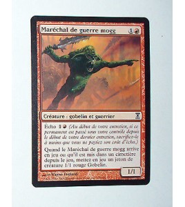 CARTE MTG MAGIC - VERSION FRANCAISE MARECHAL DE GUERRE MOGG