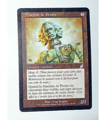 CARTE MTG MAGIC  - VERSION FRANCAISE MACHINE DE PROTEE