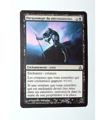 CARTE MTG MAGIC - VERSION FRANCAISE MARQUEMAGE DU NECROMANCIEN