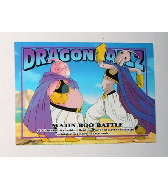 CARTE CARD CARDDASS DRAGON BALL Z MADE IN JAPAN  N°28 MAJIN BOO BATTLE