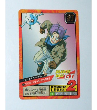 CARTE DRAGON BALL Z GT VERSION JAPONAISE BANDAI 1996 N° 714