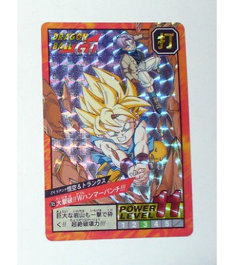 CARTE DRAGON BALL Z GT VERSION JAPONAISE BANDAI 1996 N° 705 PRISME