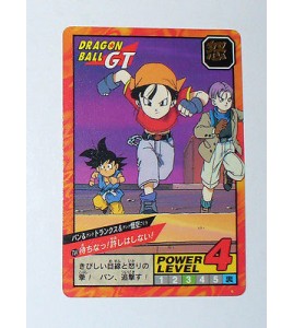 CARTE DRAGON BALL Z GT VERSION JAPONAISE BANDAI 1996 N° 734