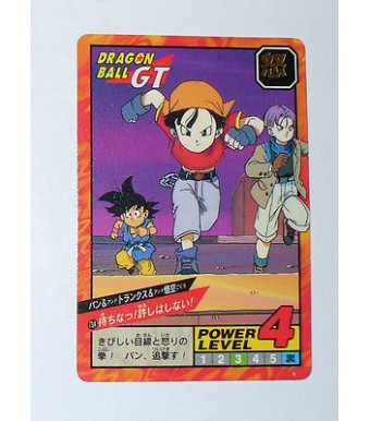 CARTE DRAGON BALL Z GT VERSION JAPONAISE BANDAI 1996 N° 734
