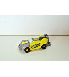 VEHICULE JOUET KINDER N° 405  - VOITURE JAUNE YELLOW CAR FF043 (5,5x2,5cm)