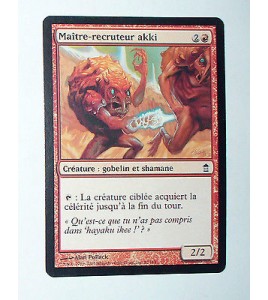 CARTE MTG MAGIC - VERSION FRANCAISE MAITRE RECRUTEUR AKKI