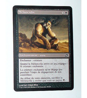 CARTE MTG MAGIC - VERSION FRANCAISE MELANCOLIE