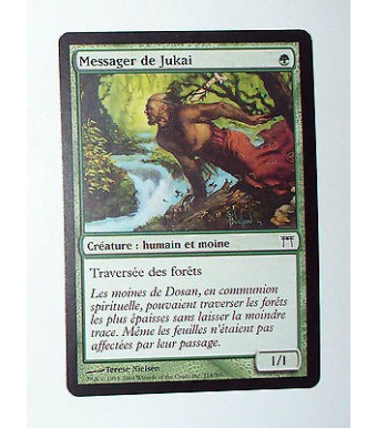 CARTE MTG MAGIC - VERSION FRANCAISE MESSAGER DE JUKAI 