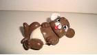 FIGURINE LES BABIES ANIMAL - CHIOT BRUN BROWN DOG (6x3,5cm)