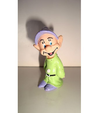FIGURINE WALT DISNEY - BLANCHE NEIGE ET LES 7 NAINS SIMPLET EURO DISNEY (5x3cm)
