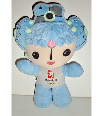 PELUCHE PLUSH JO JEUX OLYMPIQUES - BEEJING 2008 - BEIBEI (25x18cm)