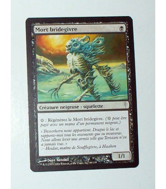 CARTE MTG MAGIC - VERSION FRANCAISE MORT BRIDEGIVRE 