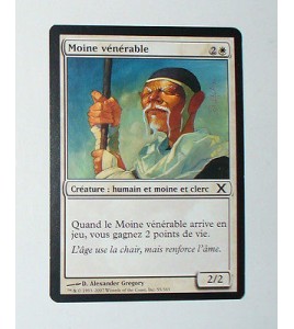 CARTE MTG MAGIC - VERSION FRANCAISE MOINE VENERABLE