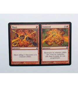 CARTE MTG MAGIC - VERSION FRANCAISE MORT ENTERRE