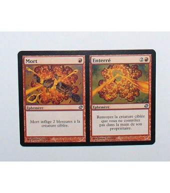 CARTE MTG MAGIC - VERSION FRANCAISE MORT ENTERRE