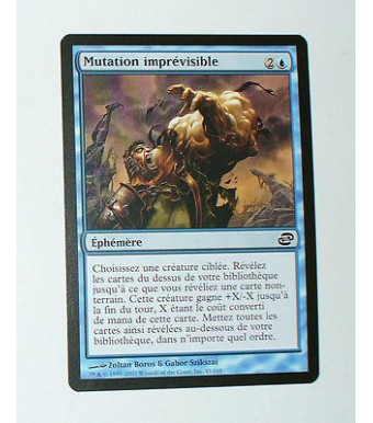 CARTE MTG MAGIC - VERSION FRANCAISE MUTATION IMPREVISIBLE