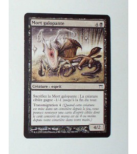 RARE CARTE MTG MAGIC - VERSION FRANCAISE MORT GALOPANTE