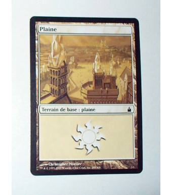 CARTE MTG MAGIC - VERSION FRANCAISE PLAINE 10 