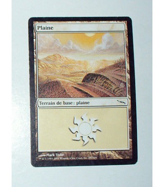 CARTE MTG MAGIC - VERSION FRANCAISE PLAINE 13 