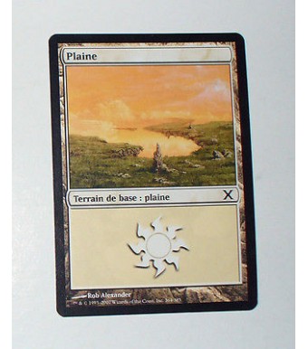 CARTE MTG MAGIC - VERSION FRANCAISE PLAINE 17 