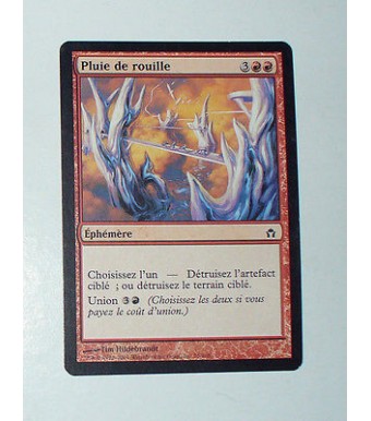 CARTE MTG MAGIC - VERSION FRANCAISE PLUIE DE ROUILLE