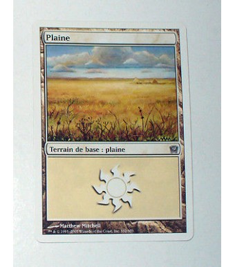 CARTE MTG MAGIC - VERSION FRANCAISE PLAINE 20 