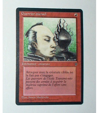 CARTE MTG MAGIC - VERSION FRANCAISE GUERRIER ETERNEL
