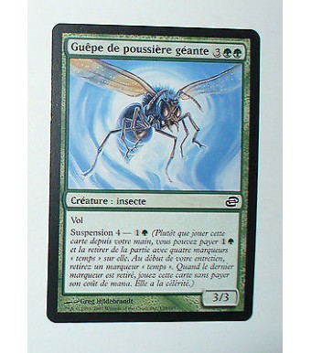 CARTE MTG MAGIC - VERSION FRANCAISE GUEPE DE POUSSIERE GEANTE  