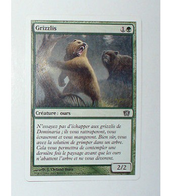 CARTE MTG MAGIC - VERSION FRANCAISE GRIZZLIS
