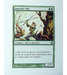 CARTE MTG MAGIC - VERSION FRANCAISE GUERRIER ELFE