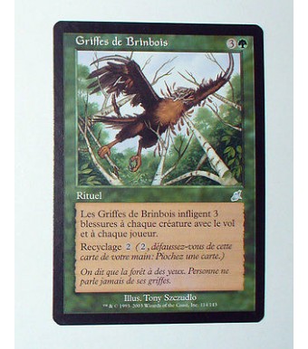 CARTE MTG MAGIC - VERSION FRANCAISE GRIFFES DE BRINBOIS