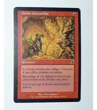 CARTE MTG MAGIC - VERSION FRANCAISE GICLEE D'ETINCELLES