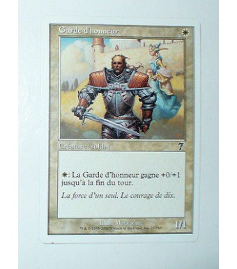 CARTE MTG MAGIC - VERSION FRANCAISE GARDE D'HONNEURS
