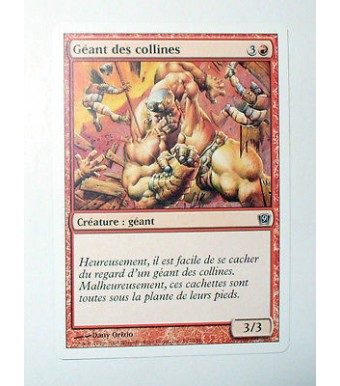 CARTE MTG MAGIC - VERSION FRANCAISE GEANT DES COLLINES  