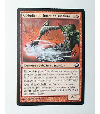 TRES RARE CARTE MTG MAGIC - VERSION FRANCAISE GOBELIN AU FOUET DE MEDUSE
