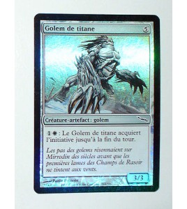 CARTE MTG MAGIC FOIL - VERSION FRANCAISE GOLEM DE TITANE