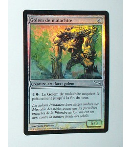 CARTE MTG MAGIC FOIL - VERSION FRANCAISE GOLEM DE MALACHITE 
