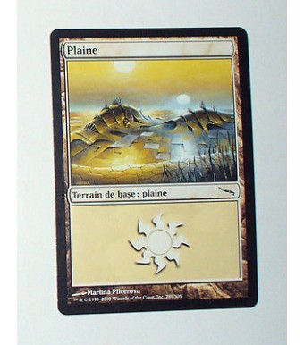CARTE MTG MAGIC - VERSION FRANCAISE PLAINE 1