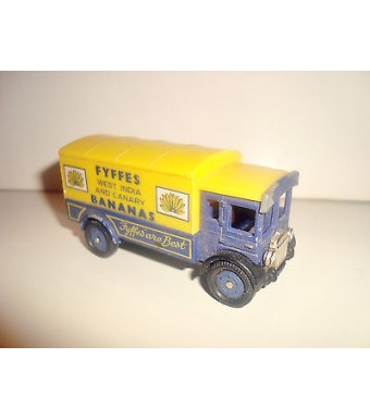 VEHICULE RETRO CORGI A.E.C.VAN BANANAS MADE IN GREAT BRITAIN (7,5x3cm)