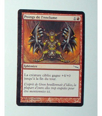 CARTE MTG MAGIC - VERSION FRANCAISE POINGS DE L'ENCLUME 