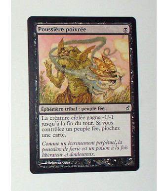 CARTE MTG MAGIC - VERSION FRANCAISE POUSSIERE POIVREE 