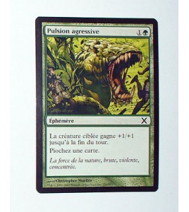 CARTE MTG MAGIC - VERSION FRANCAISE PULSION AGRESSIVE 