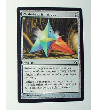 CARTE MTG MAGIC - VERSION FRANCAISE PENTODE PRISMATIQUE